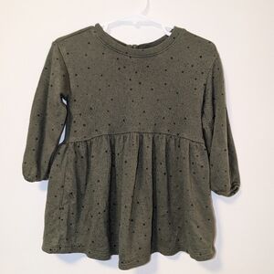 baby GAP Olive Skater Dress